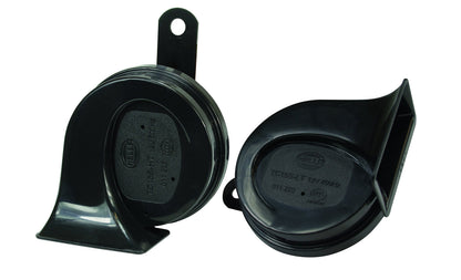 Hella 012010971 Black 12V Trumpet Horn Kit (Universal