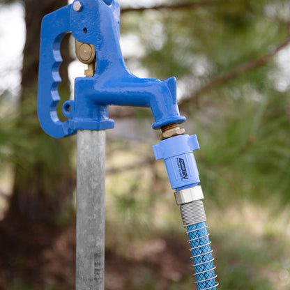 CAMCO 40143 Camco Camper/RV Water Hose Pressure Regulator | Reduces Water Pressure to Safe 40-50 PSI & Protects Trailer and Boat Plumbing | Easily Attaches to 3/4-Inch Garden Hose Threads (40143)