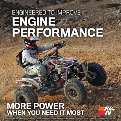 K&N FILTER PL-1003 K&N Engine Air Filter: High Performance, Powersport Air Filter, PL-1003