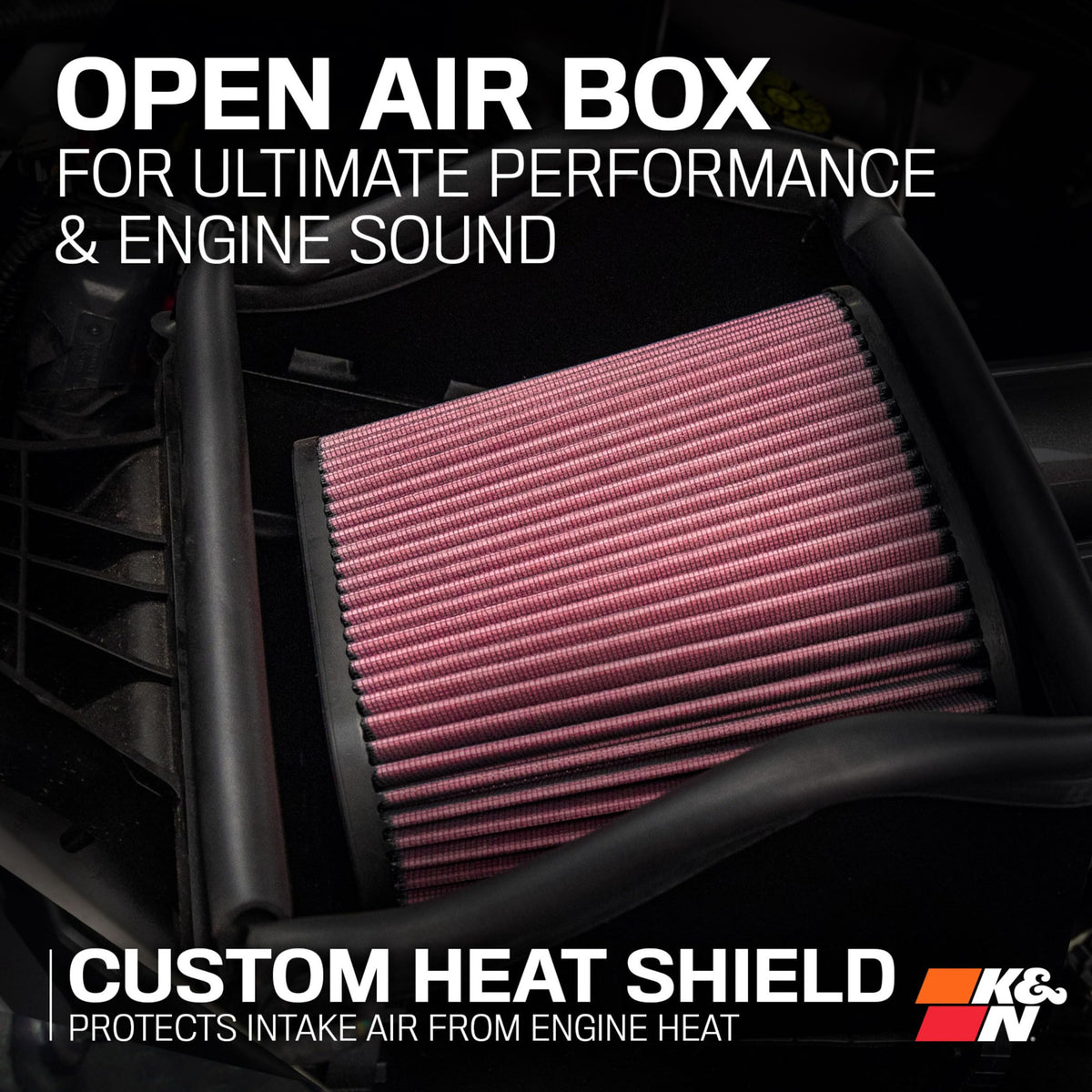 K&N FILTER 57-1533 K&N Cold Air Intake System: High-Flow Air Filter, Increase Performance & Towing: Compatible with 2003-2008 Dodge/RAM: 1500, 2500, 3500, 57-1533