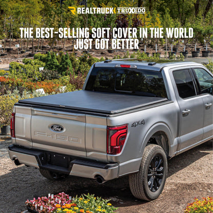 TRUXEDO 297701 RealTruck TruXedo TruXport Soft Roll Up Truck Bed Tonneau Cover | 297701 | Fits 2015-2026 Ford F-150 5' 7" Bed (67.1")