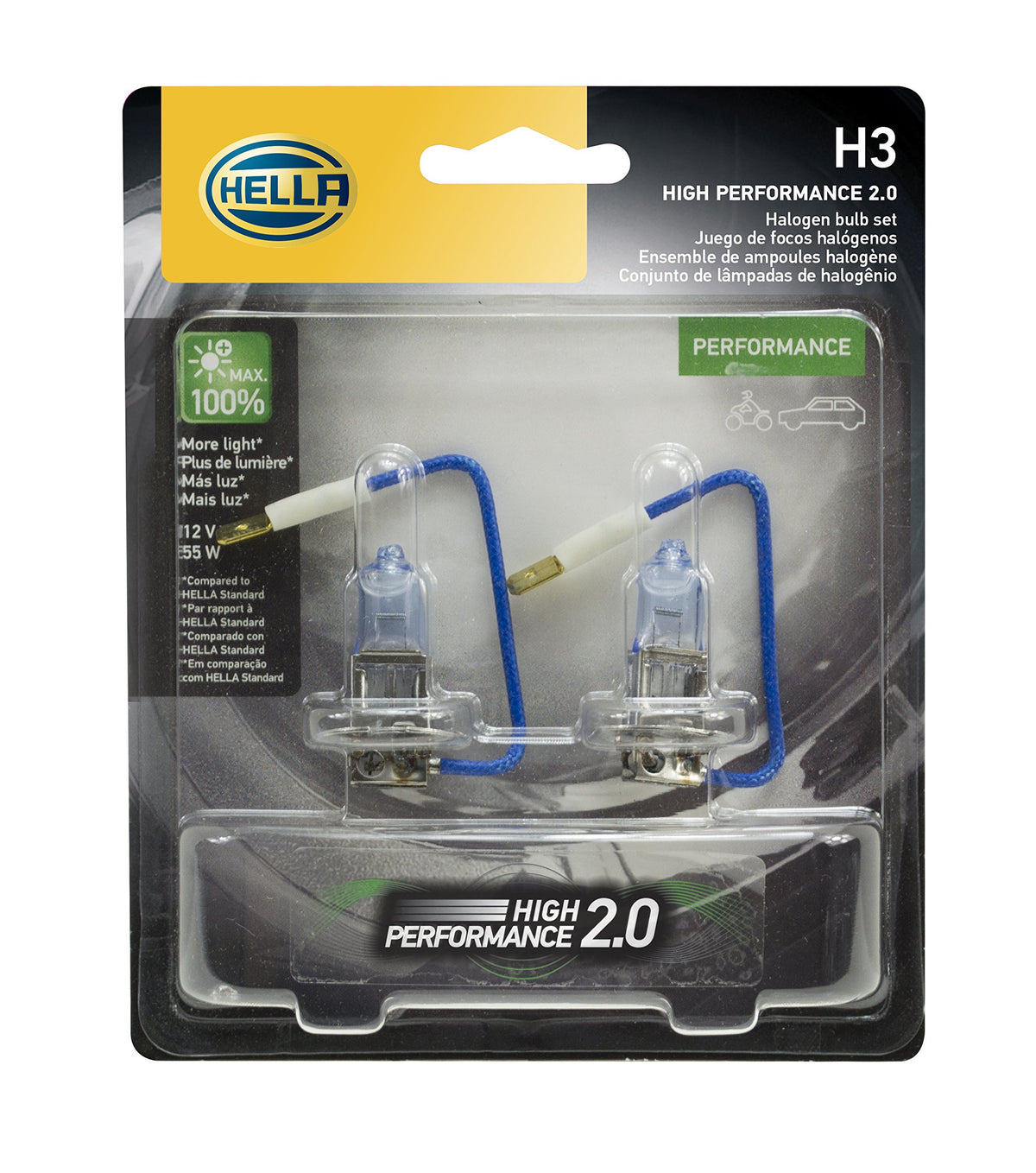 Hella H32.0TB H3 2.0TB Twin Blister Kit High Performance