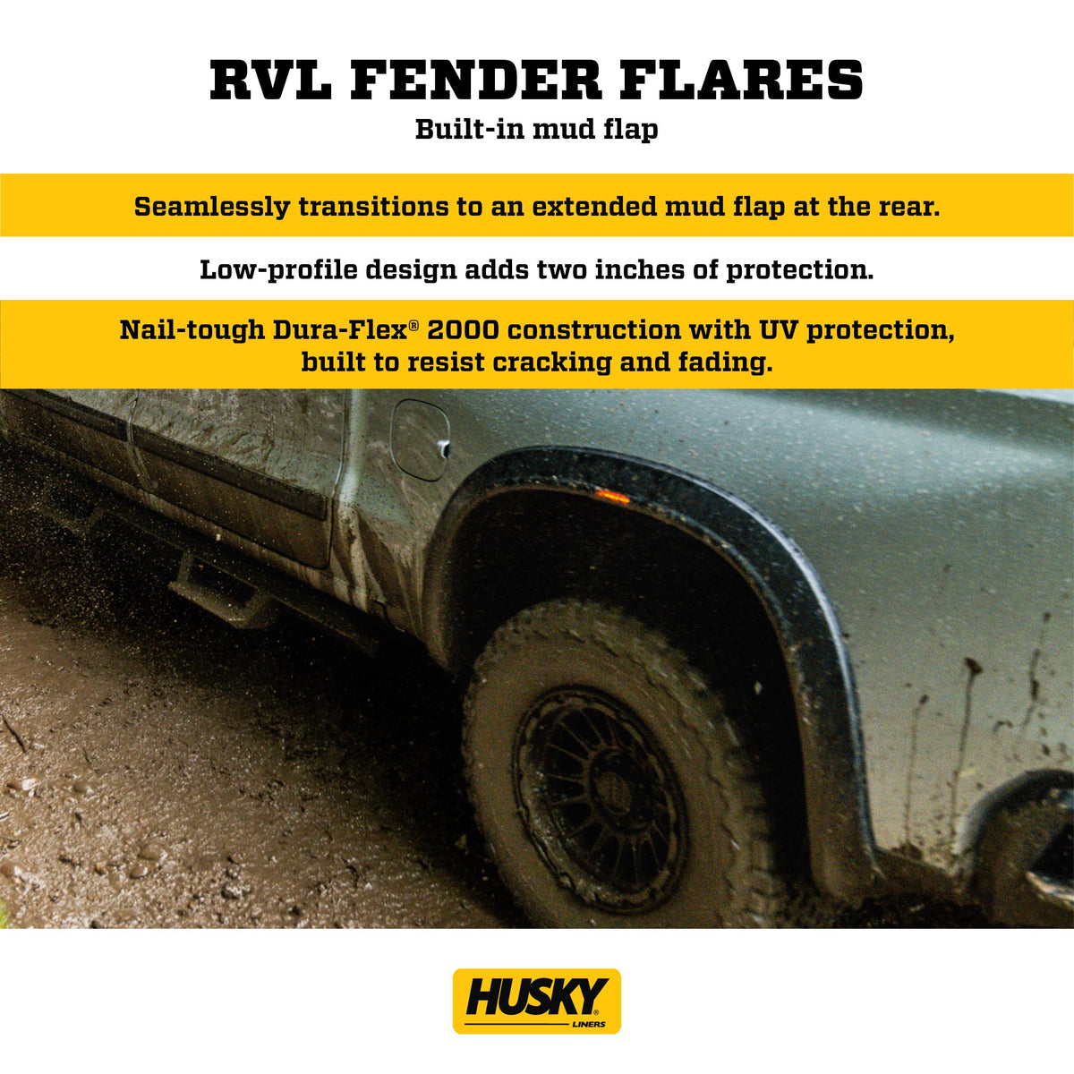 Husky Liners 2805940 Fender Flares RVL Style