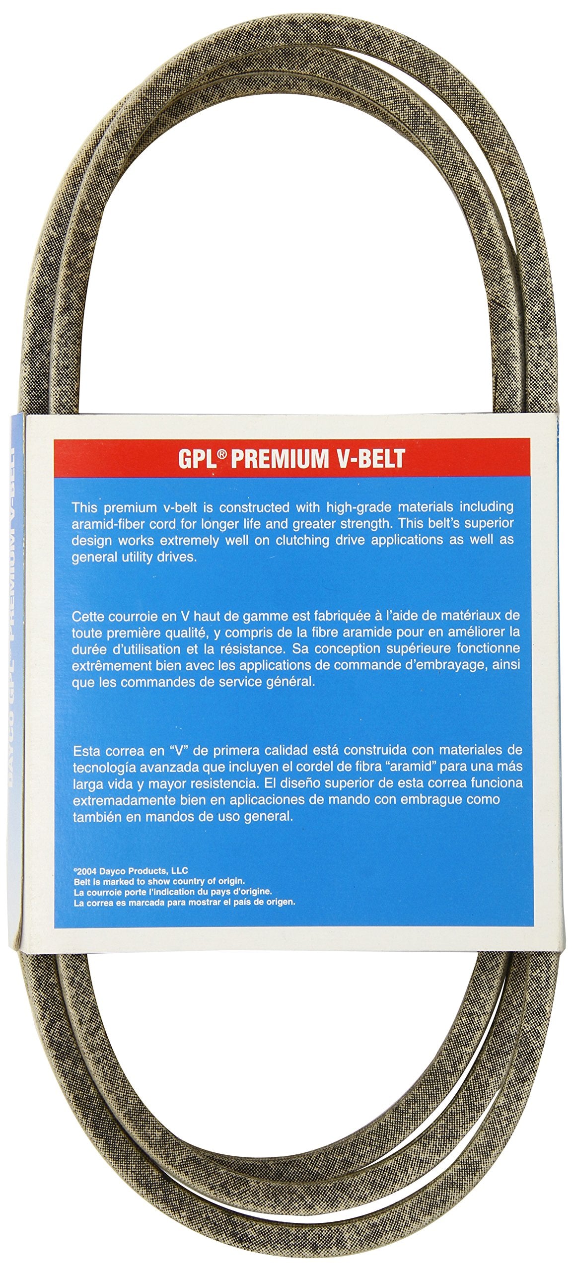 Dayco L496 Numerous Applications Utility V-Belt