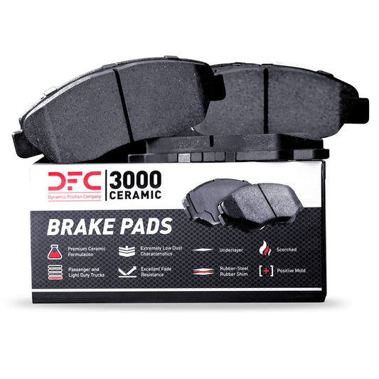 Dynamic Friction 1310-1578-00 DFC Front 3000 Ceramic Brake Pads