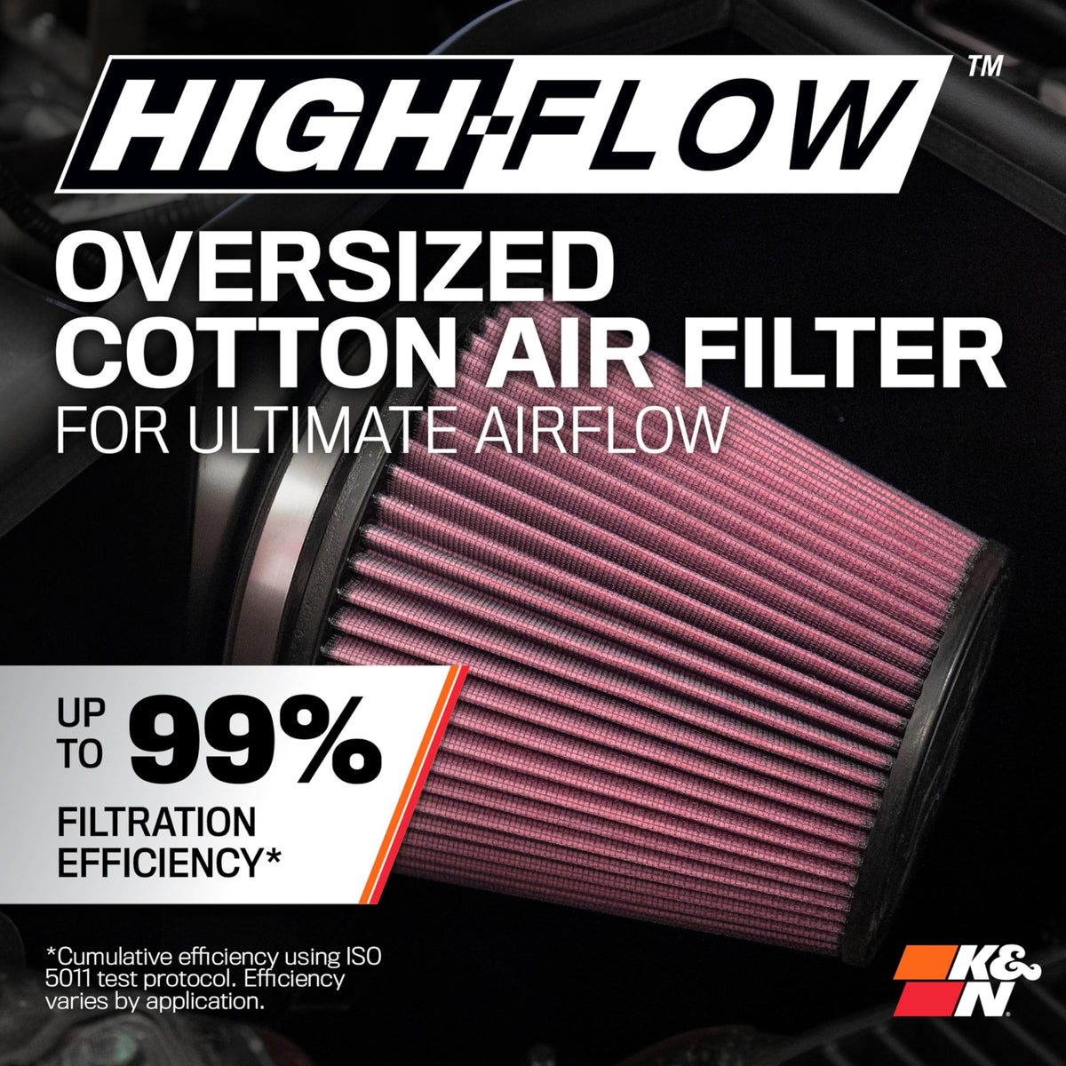 K&N FILTER 57-2531 K&N Cold Air Intake System: High-Flow Air Filter, Increase Performance & Towing: Compatible with 1994-1997 FORD: F250, F350, 57-2531