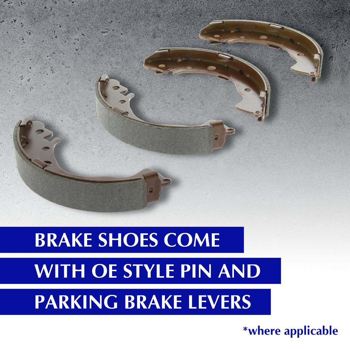CENTRIC PARTS 111.02640 Centric Premium 111.02640 Automotive Rear/Front Drum Brake Shoe Set for Selected Chrysler, Ford, Hudson, Lincoln, Mercury Model Years