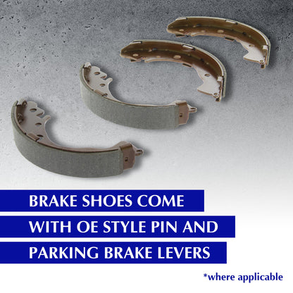 CENTRIC PARTS 111.02640 Centric Premium 111.02640 Automotive Rear/Front Drum Brake Shoe Set for Selected Chrysler, Ford, Hudson, Lincoln, Mercury Model Years