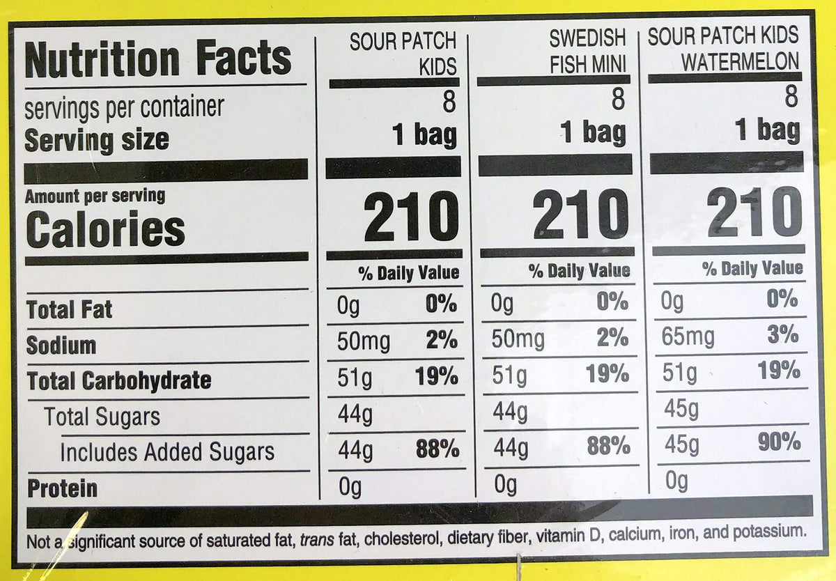 Sour Patch Kids Sour Patch Kids & Swedish Fish Variety Pack, 2 oz Bags, 24 Count