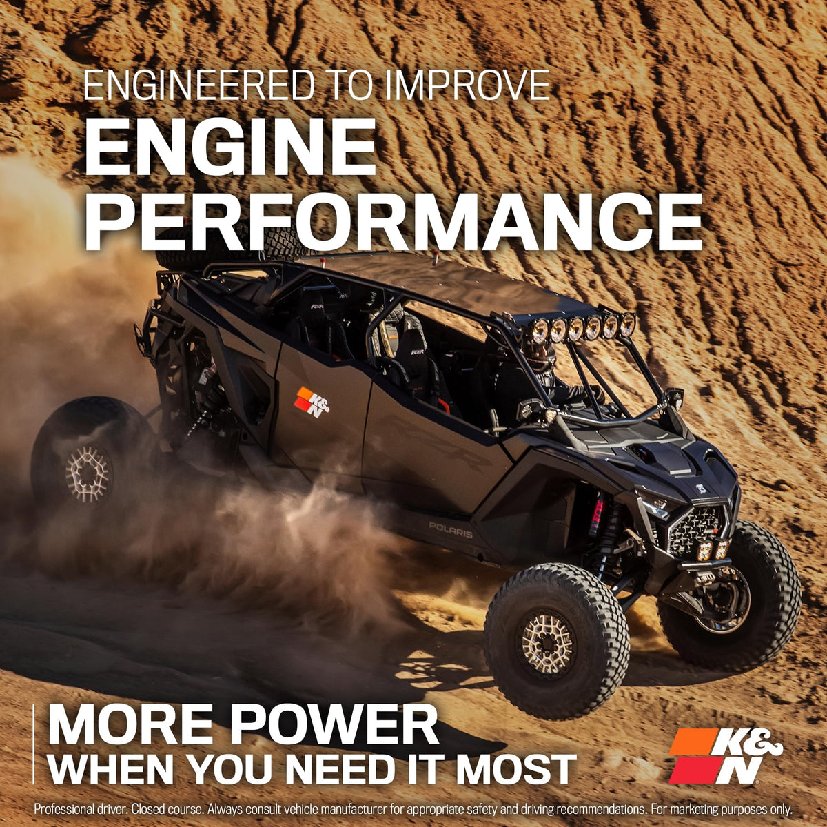 K&N PL-1922 Engine Air Filter: High Performance, Powersport