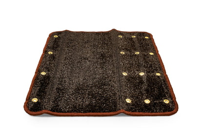 CAMCO 42944 CAMCO 42944 Premium Wrap Around RV Step Rug (Turf Material (22" x 23"))Brown