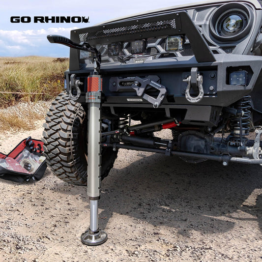 GO RHINO XG-RJ50020B Go Rhino El Gato EG1 Hydraulic Jack - Extended Tooth – Aluminum, Black – XG-RJ50020B