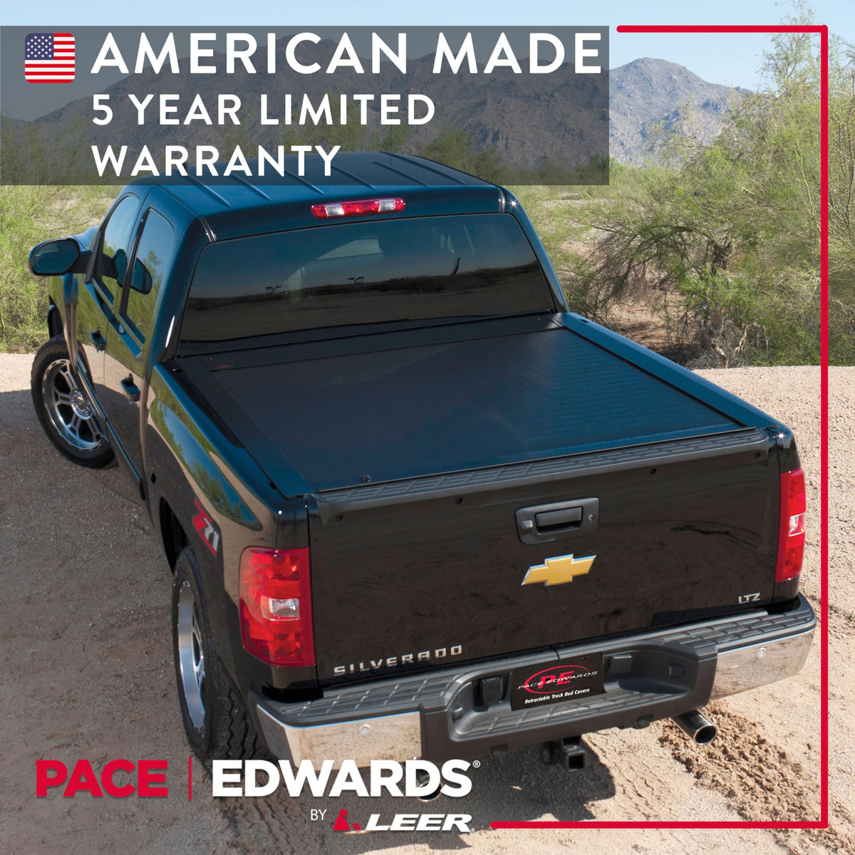 PACE EDWARDS M-FM2132 Pace Edwards Jackrabbit Full-Metal Retractable Tonneau Cover for 2019-2026 Dodge Ram with Rambox, 5' 6" Truck Bed