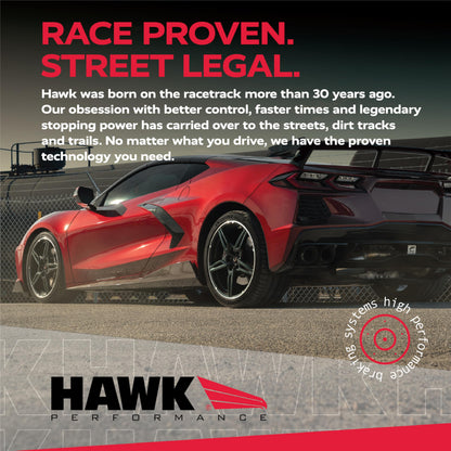 Hawk HB557B.545 Performance HPS 5.0 Street Brake Pads