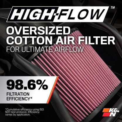 K&N FILTER 63-2593 K&N Cold Air Intake System: High-Flow Air Filter, Increase Performance & Towing: Compatible with 2015-2026 FORD: F150 V6 2.7L, 63-2593