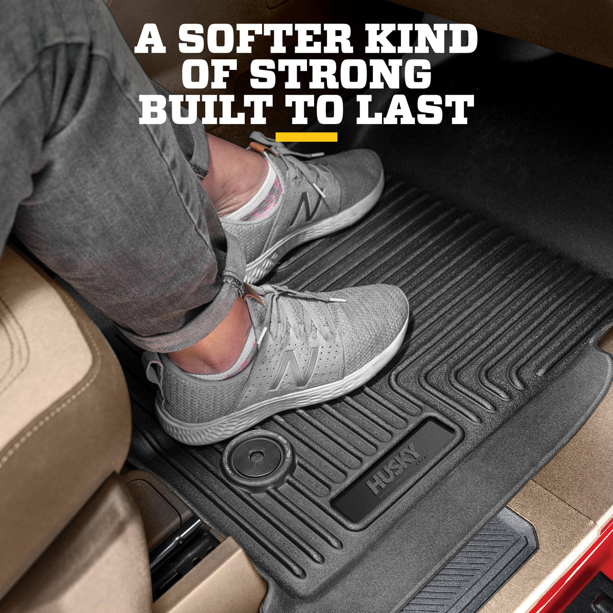 Husky Liners 16871 Husky Liners Weatherbeater Floor Mats – Fits 2023-2024 Acura Integra & 2022-2026 Honda Civic (Hatchback & Sedan) – 2nd Row, 1-pc Black - 16871