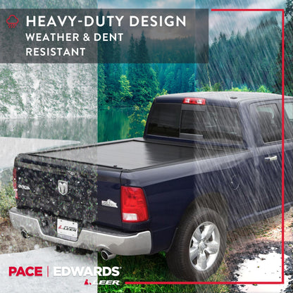 PACE EDWARDS M-BLF171 Pace Edwards BedLocker Retractable Tonneau Cover for 2021-2026 Ford SuperCrew/SuperCab, 5' 6" XSB Truck Bed