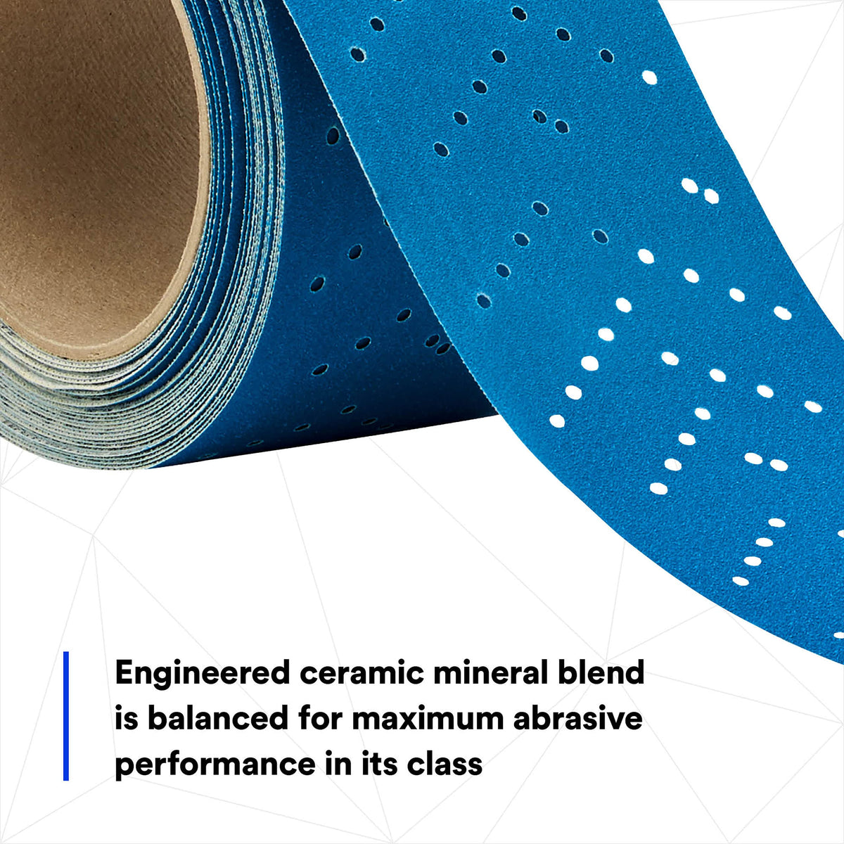 3M 36191 3M Hookit Blue Abrasive Sheet Roll, 36191, 180, 2.75 in x 13 yd
