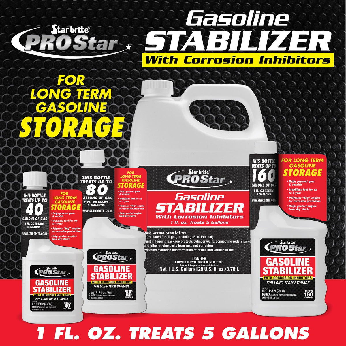STAR BRITE 084316 STAR BRITE Pro Star Gasoline Stabilizer with Corrosion Inhibitors