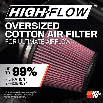 K&N FILTER 63-3122 K&N Cold Air Intake System: High-Flow Air Filter, Increase Performance & Towing: Compatible with 2023-2026 Chevrolet/GMC: Colorado, Canyon, 63-3122