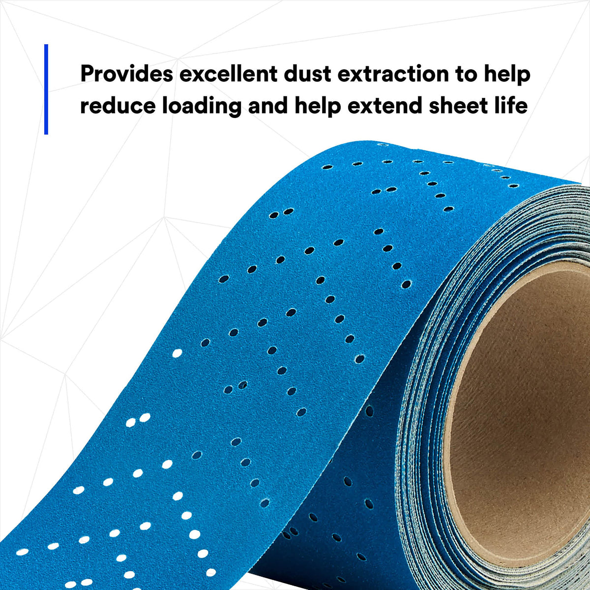 3M 36195 3M Hookit Blue Abrasive Sheet Roll, 36195, 320, 2.75 in x 13 yd
