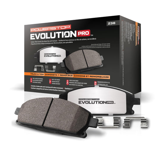 Powerstop Z36-1279 Evolution Truck & Tow Z36 Brake Pad Set Rear