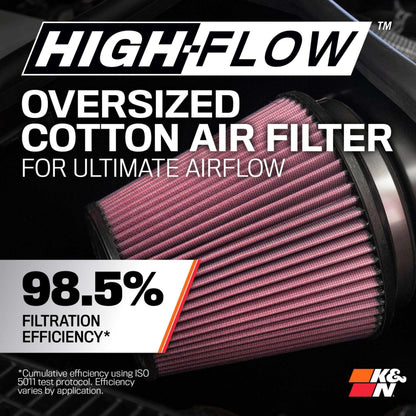 K&N FILTER 57-1525 K&N Cold Air Intake System: High-Flow Air Filter, Increase Performance & Towing: Compatible with 1994-2002 Dodge/RAM: 2500, 3500, 57-1525