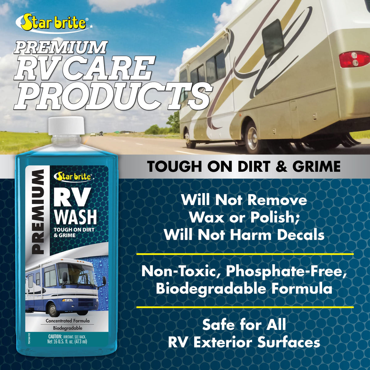 STAR BRITE 070416P STAR BRITE RV Wash, Ultimate Exterior Cleaner