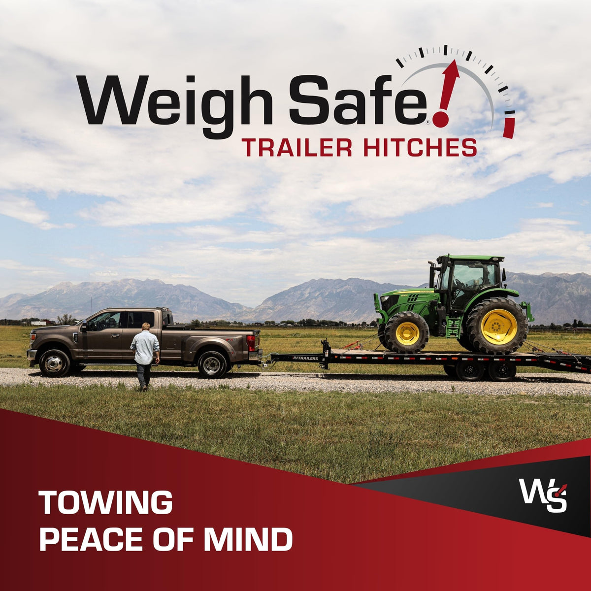 WEIGH SAFE LTB4-2 Weigh Safe Adjustable Trailer Hitch Ball Mount - 4" Adjustable Drop Hitch for 2" Receiver - Premium Heavy Duty Aluminum Trailer Tow Hitch w/ Stainless Steel Tow Balls (2" & 2 5/16") - 12,500 lbs GTW