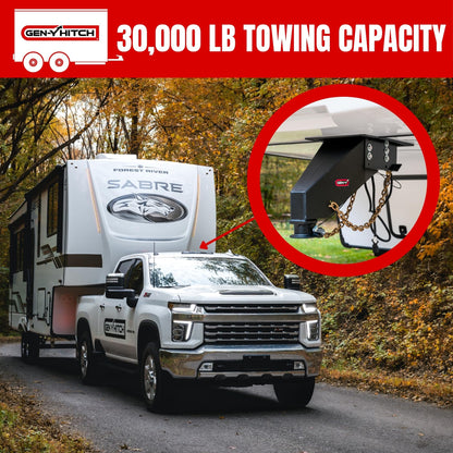 GEN-Y HITCH GH-8102 GEN-Y Hitch Nomad 5th Wheel to Gooseneck Static Pin Box | Made in USA