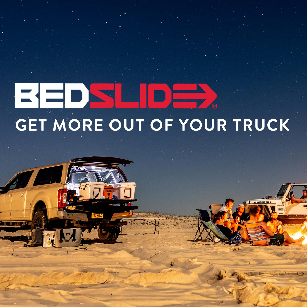 Bedslide 10-7348-CLB BEDSLIDE Classic (73" X 48") – 10-7348-CLB – Durable Sliding Truck Bed Cargo Organizer – Made in The USA, 1,000 lb Capacity (Black)