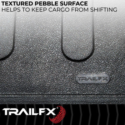 TRAILFX 642N TrailFX 642N Rubber Bed Mat Fits Chevrolet Silverado 2500 HD 6.8 Foot Bed 2020-202681 Inch x 70 Inch Drop-in Direct-Fit Textured Pebble Surface No Raised Edges Black