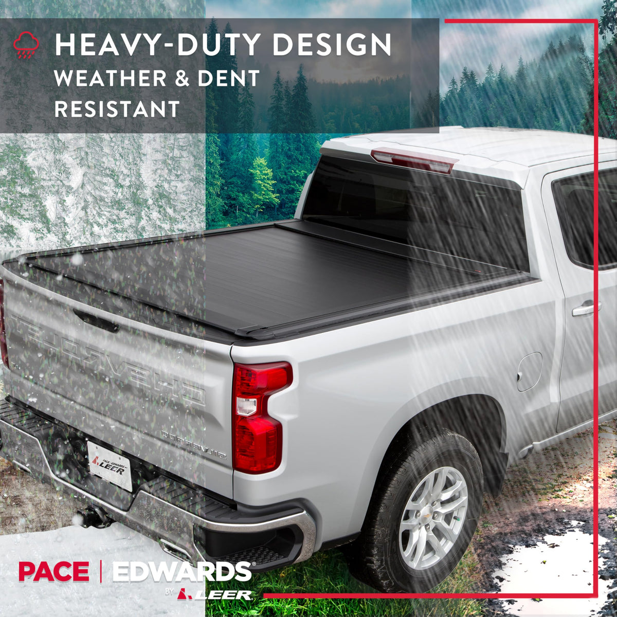 PACE EDWARDS KRCA34A65 Pace Edwards UltraGroove Retractable Tonneau Cover for 2020-2026 Chevy/GMC Silverado/Sierra 2500/3500, 6' 8" Truck Bed