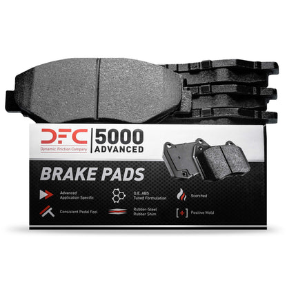 Dynamic Friction 1551-2038-00 DFC Front 5000 Advanced Brake Pads