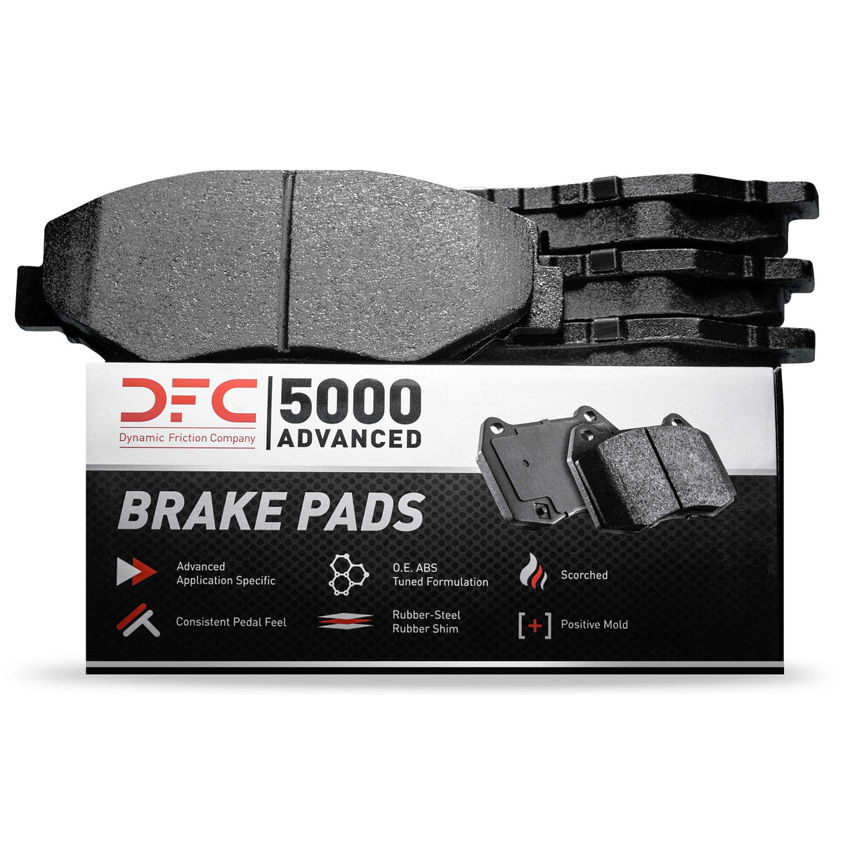 Dynamic Friction 1551-0410-00 DFC Front 5000 Advanced Brake Pads