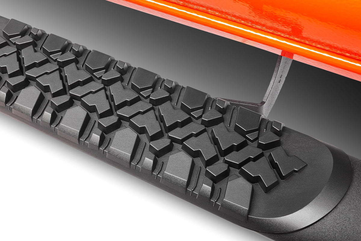 GO RHINO V300080T Go Rhino V-Series V3 Side Step Side Steps | 80" Aluminium, Textured Black | V300080T