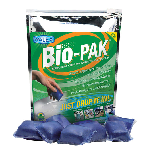 WALEX BIOBLUBG Walex BIOBLUBG Bio-Pak Natural Enzyme Holding Tank Deodorizer and Waste Digester - 50-Pack