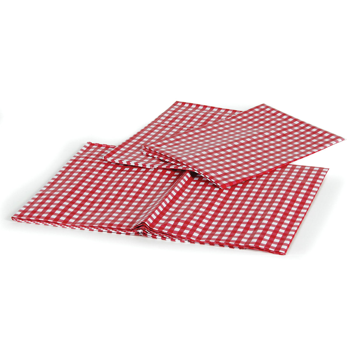 CAMCO 51021 Camco Table Cloth Set with Table and Bench Covers, Red/White, (51021)