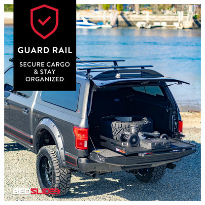 Bedslide 10-7348-CLB BEDSLIDE Classic (73" X 48") – 10-7348-CLB – Durable Sliding Truck Bed Cargo Organizer – Made in The USA, 1,000 lb Capacity (Black)