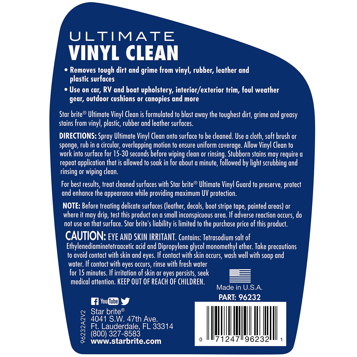 STAR BRITE 096232 STAR BRITE Ultimate Vinyl Clean Multi-Surface Cleaner