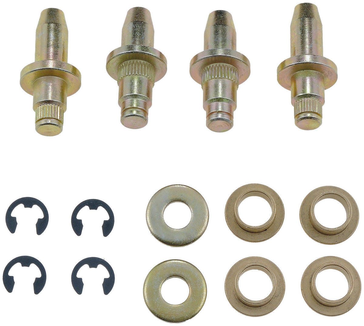 DORMAN 38437 Dorman 38437 Door Hinge Pin And Bushing Kit - 4 Pins, 4 Bushings, 2 Washers, And 4 Clips Compatible with Select Cadillac / Chevrolet / GMC Models