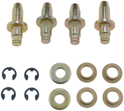 DORMAN 38437 Dorman 38437 Door Hinge Pin And Bushing Kit - 4 Pins, 4 Bushings, 2 Washers, And 4 Clips Compatible with Select Cadillac / Chevrolet / GMC Models