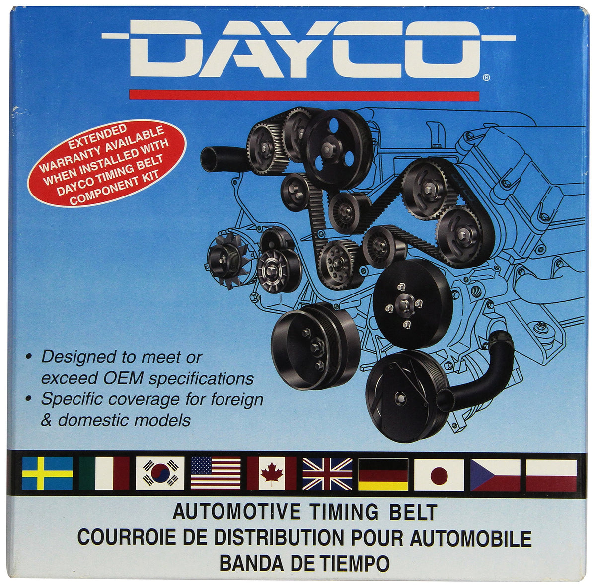 Dayco 95104 INFINITI/MERCURY/NISSAN 3L