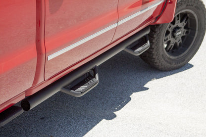 LUND 34641414 Lund 34641414 Black Steel Terrain HX Step Nerf Bars for 2015-2018 Ford F-150, 2017-2018 Super Duty F-250, F-350, F-450, F-550 with SuperCab