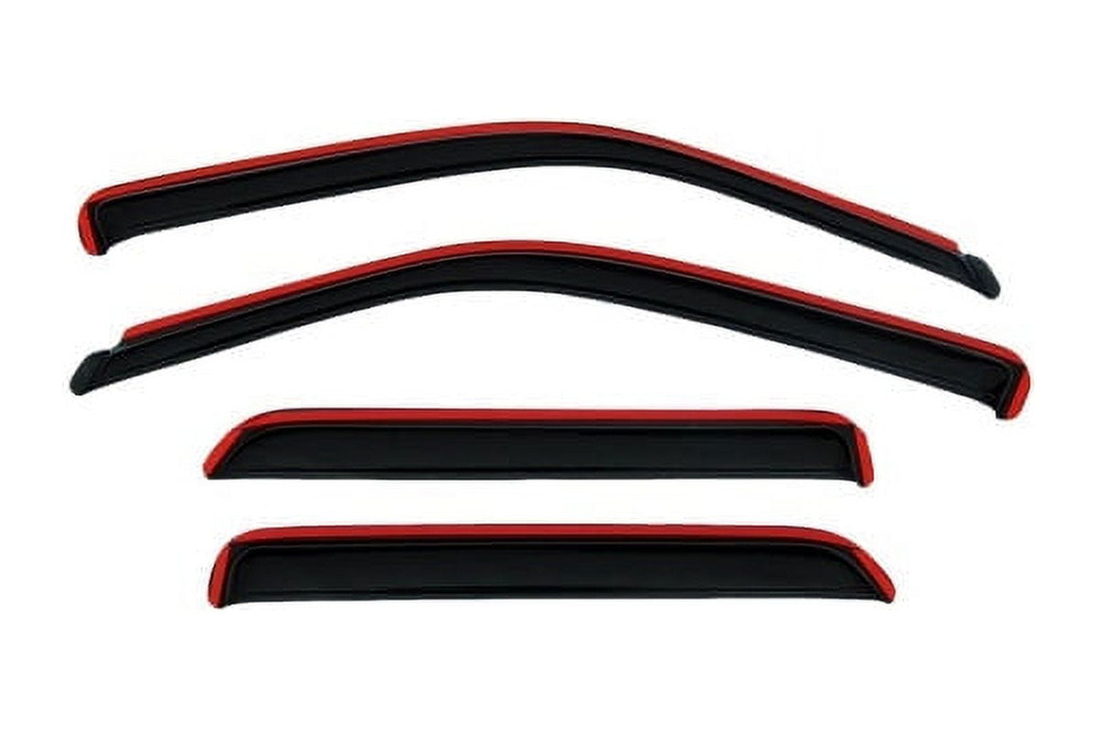 AVS 194109 Auto VentShade (AVS) 194109 Ave194109 09-13 Ram 1500/11-13 Ram 2500/3500 Crew/Mega Cab 4Pc In-Channel Ventvisor-Smoke