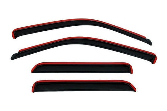 AVS 194109 Auto VentShade (AVS) 194109 Ave194109 09-13 Ram 1500/11-13 Ram 2500/3500 Crew/Mega Cab 4Pc In-Channel Ventvisor-Smoke