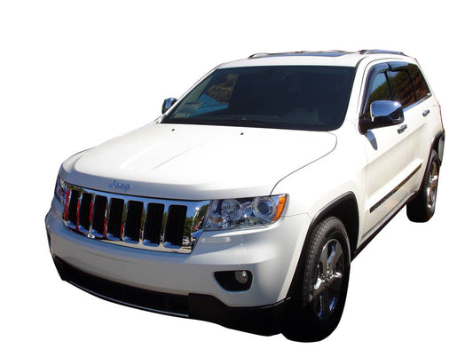 AVS 94252 AVS Tape-On Vent Visors Fit 2011-2021 Jeep Grand Cherokee