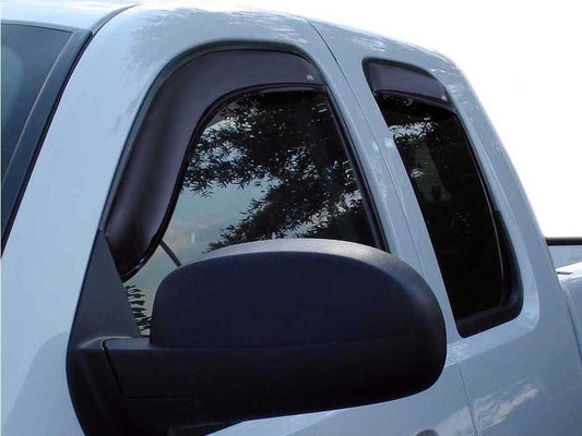 AVS 194040 Auto VentShade (AVS) 194040 In-Channel Ventvisor/Window Deflectors 4 Pc. Set Fits 2007-2013 Chevy/GMC Silverado/Sierra 1500, 2500, 3500 Extended Cab