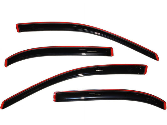 AVS 194535 Auto VentShade (AVS) 194535 In-Channel Ventvisor Window Deflectors Fits 2013-2017 Honda Accord Sedan, 4 pcs. Smoke-
