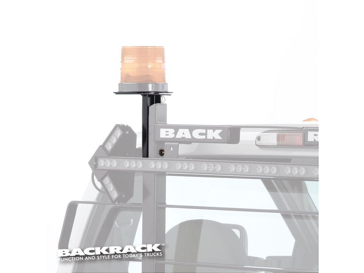 Backrack 81001 BACKRACK by RealTruck Light Bracket 6.5" Base – Black, Driver Side – 81001 – Universal w/ BACKRACK by RealTruck Frame's